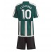 Manchester United Marcus Rashford #10 Replika Babykläder Borta matchkläder barn 2023-24 Korta ärmar (+ Korta byxor)